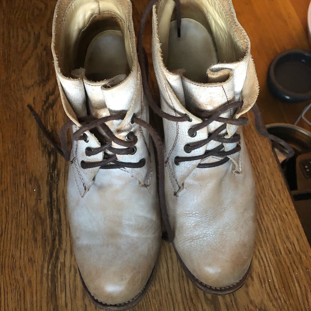 Lace up booties